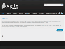 Tablet Screenshot of agilemaine.com